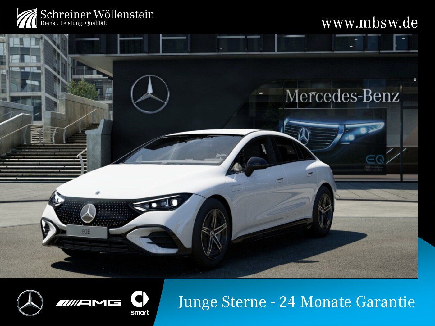 Mercedes-Benz EQE 300 AMG*Night*AHK*DigLight*Wärmepumpe*SmInt*