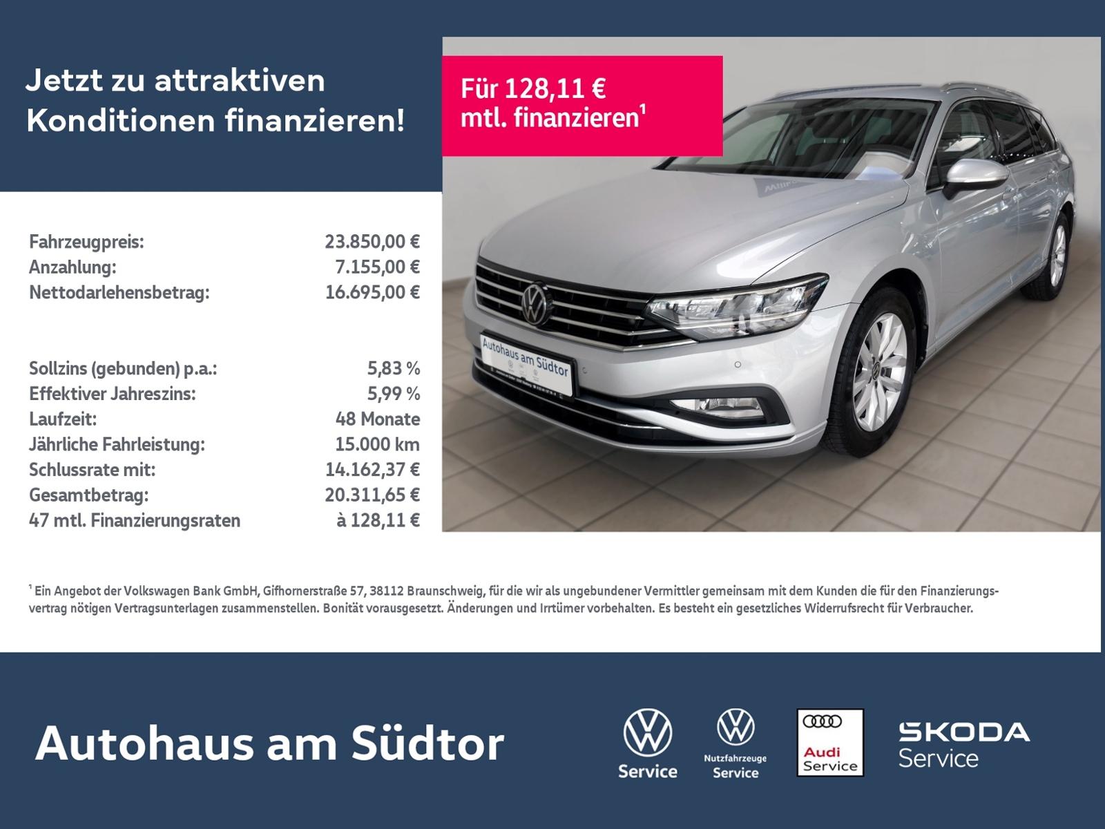 Volkswagen Passat Variant Business 2.0 TDI DSG | LED RFK