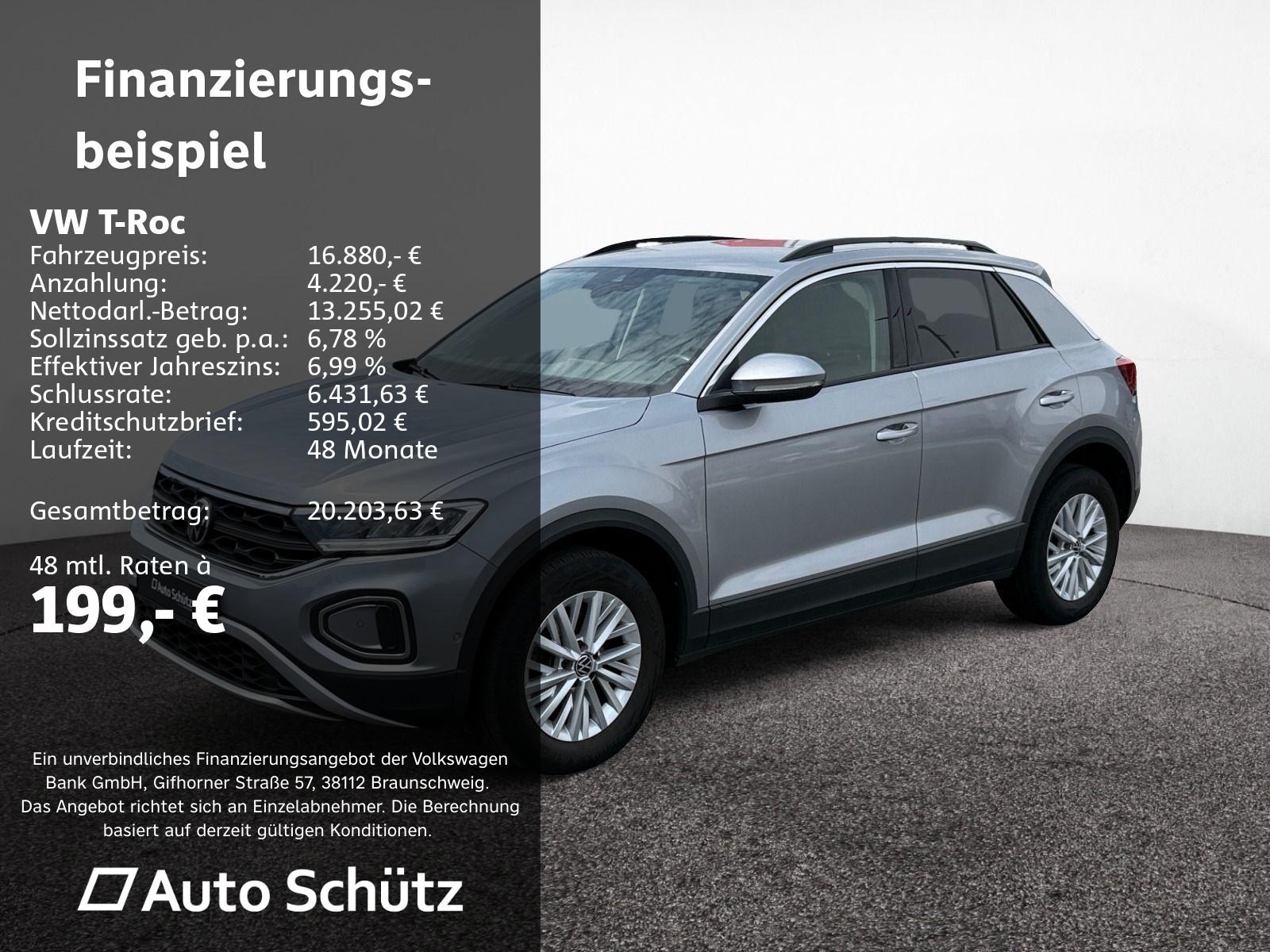 Volkswagen T-Roc 1.0 TSI Life+NAVI+RFK+LED+PDC+SHZ