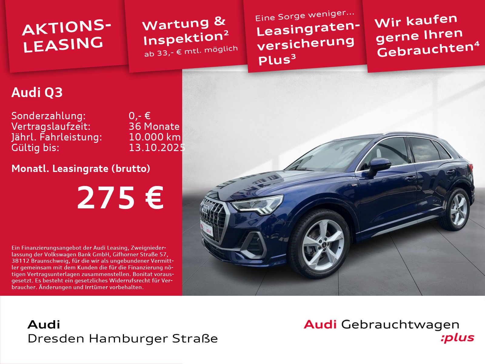 Audi Q3 35 TFSI S line LED Navi AHZV S tronic