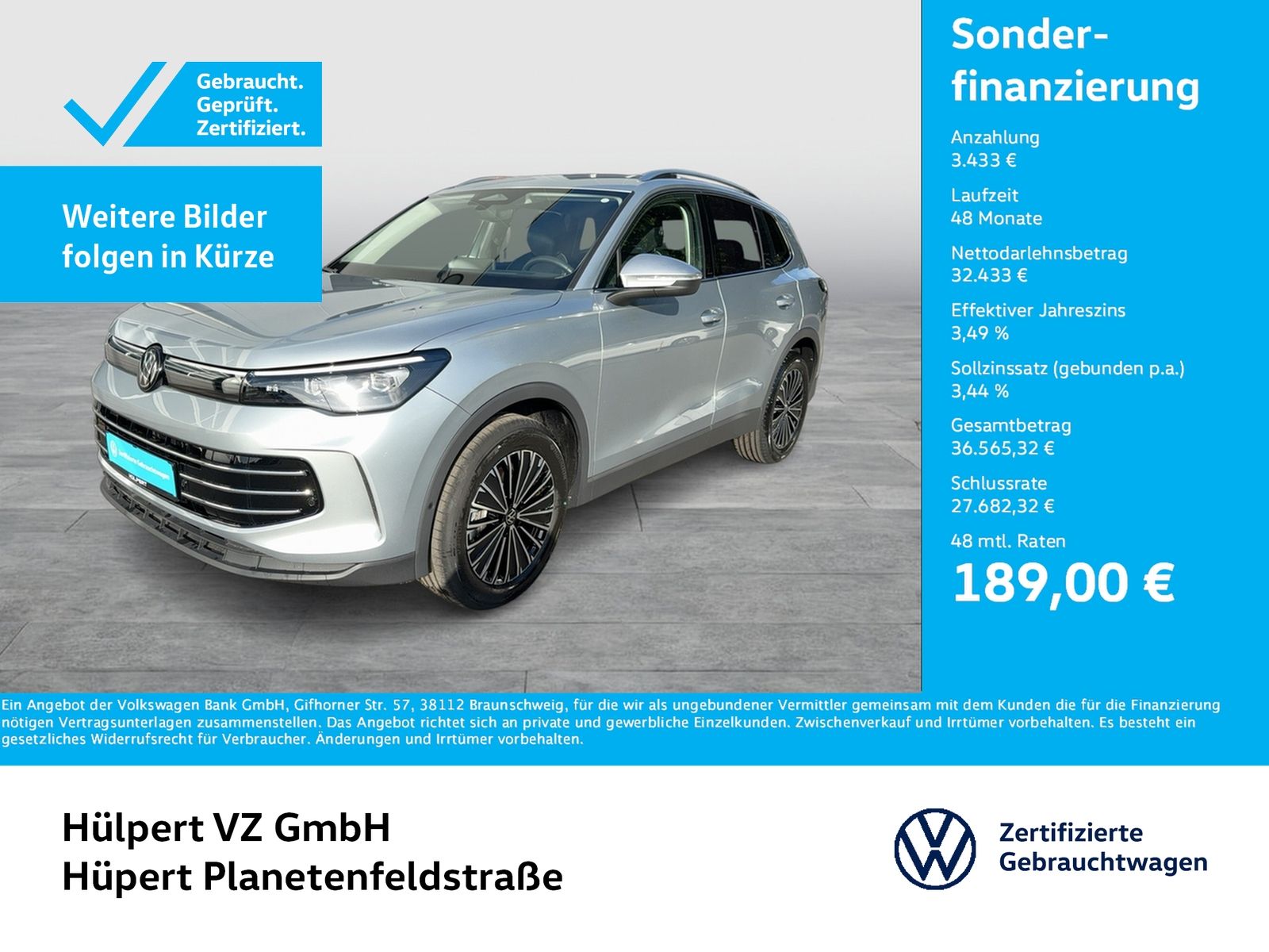 Volkswagen Tiguan 2.0 ELEGANCE AHK CAM ACC LM18 HEADUP NAVI foto 1