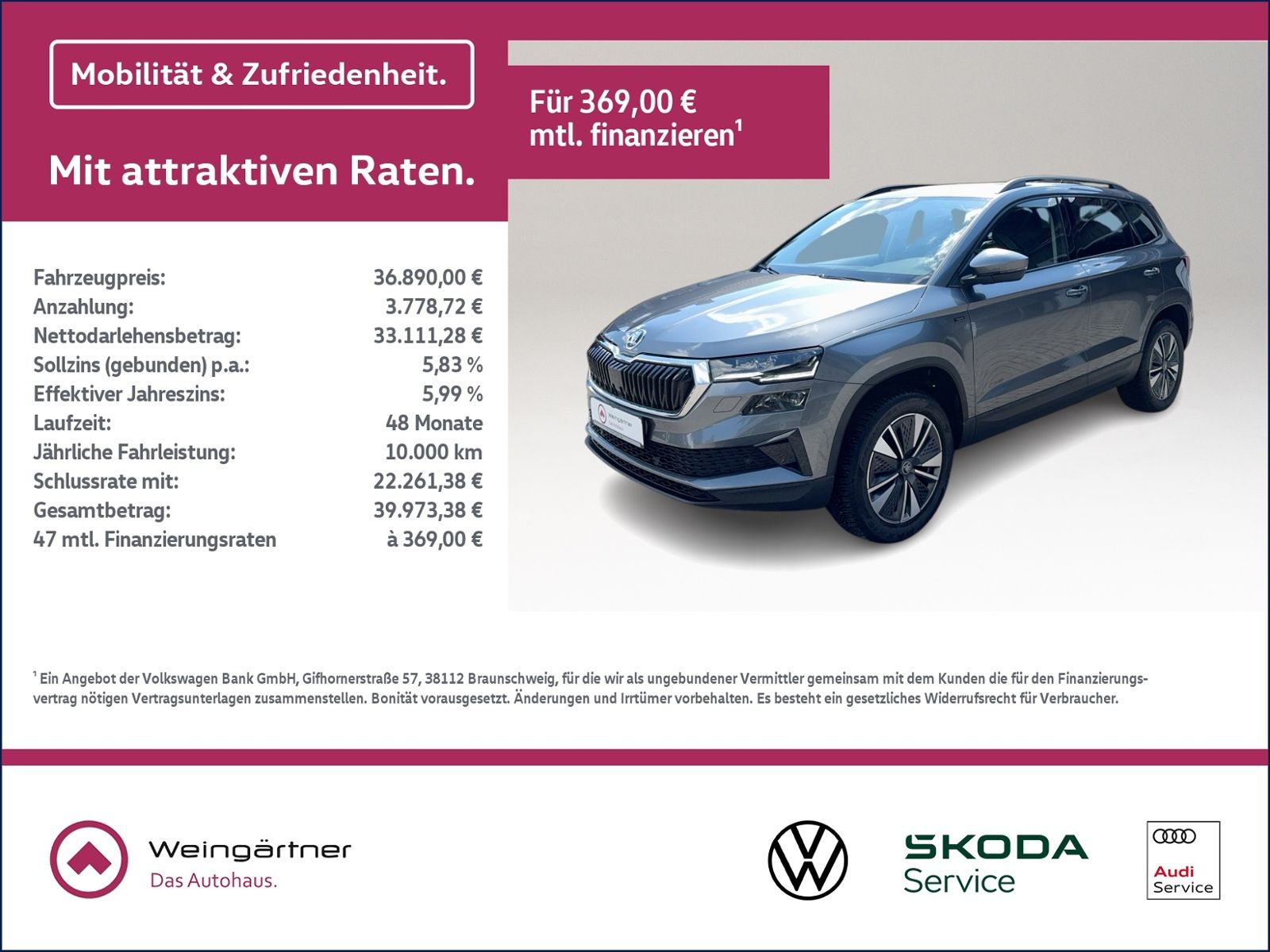 Karoq 2.0 TDI Tour 4x4, AHK, RearView, ACC,Navi,
