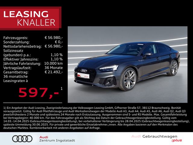 Audi A5 Sportback 45 TFSI qu S line MATRIX AHK ACC 19