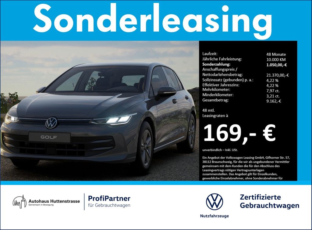 Volkswagen Golf VIII 1.5 TSI Life FACELIFT LED NAVI AHK