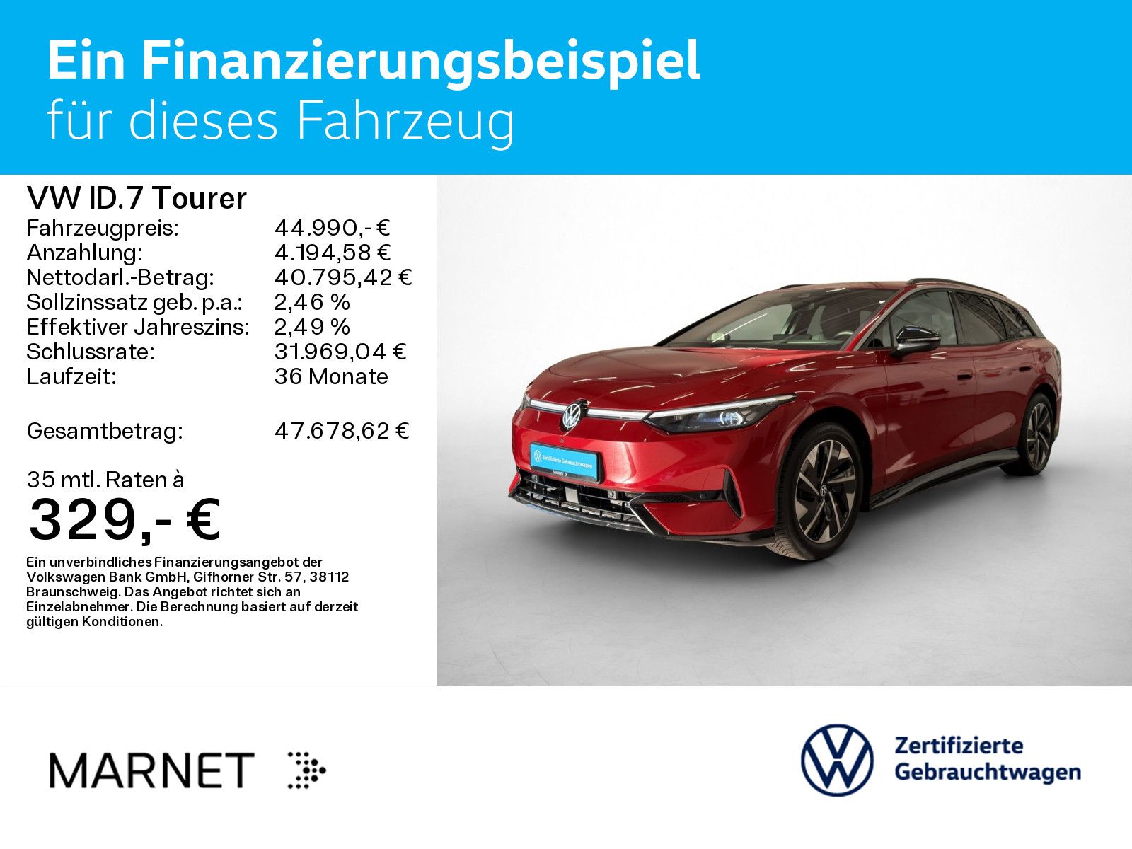 Volkswagen ID.7 Tourer Pro Navi*Wärmep.*IQ-Light*IQ-Drive*A imagem 2