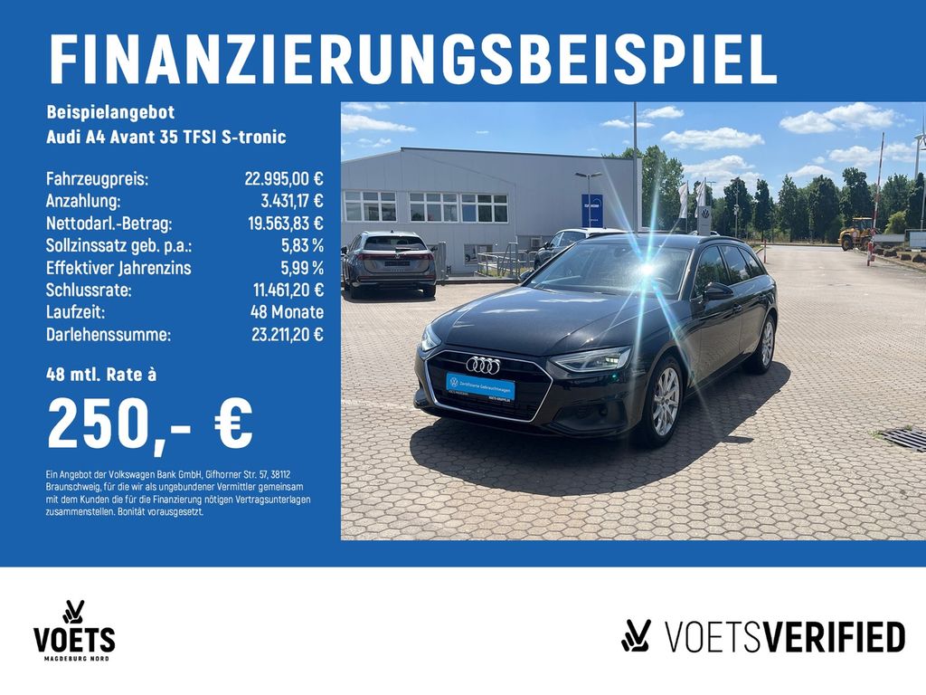 A4 Avant 35 TFSI S-tronic basis NAVI+PDC+GRA+SHZ