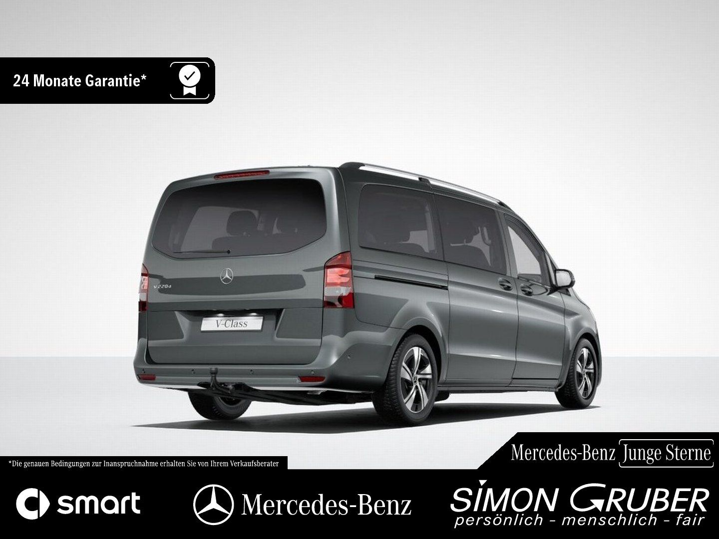 Fahrzeugabbildung Mercedes-Benz V 220 d lang AugReal 2*Klima Tisch AHK 7 Sitze