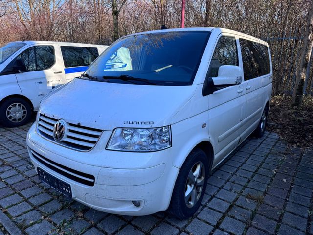 Volkswagen T5 2.5 TDI Multivan United 7-Sitze Navi AHK Bett