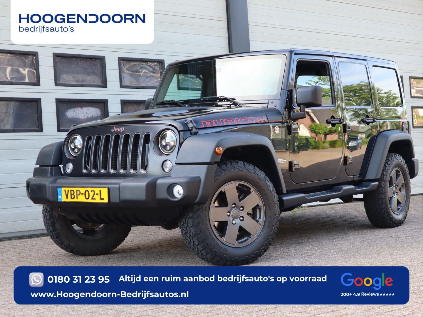 Jeep Wrangler Wrangler 2.8 CRD 200pk Euro 6 Rubicon R