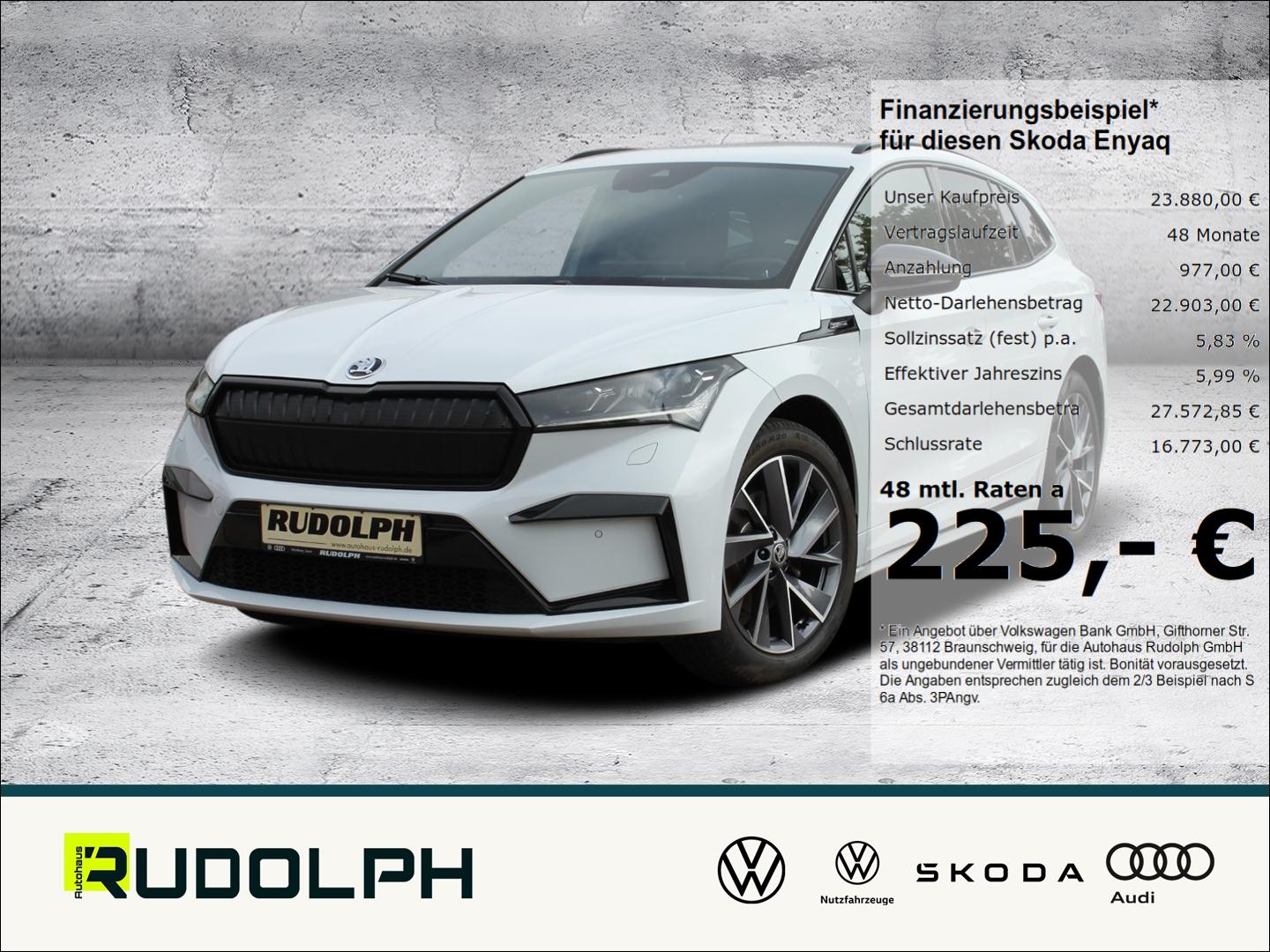 Skoda Enyaq 60 Sportline ACC LED HUD Rückfahrkam. Navi