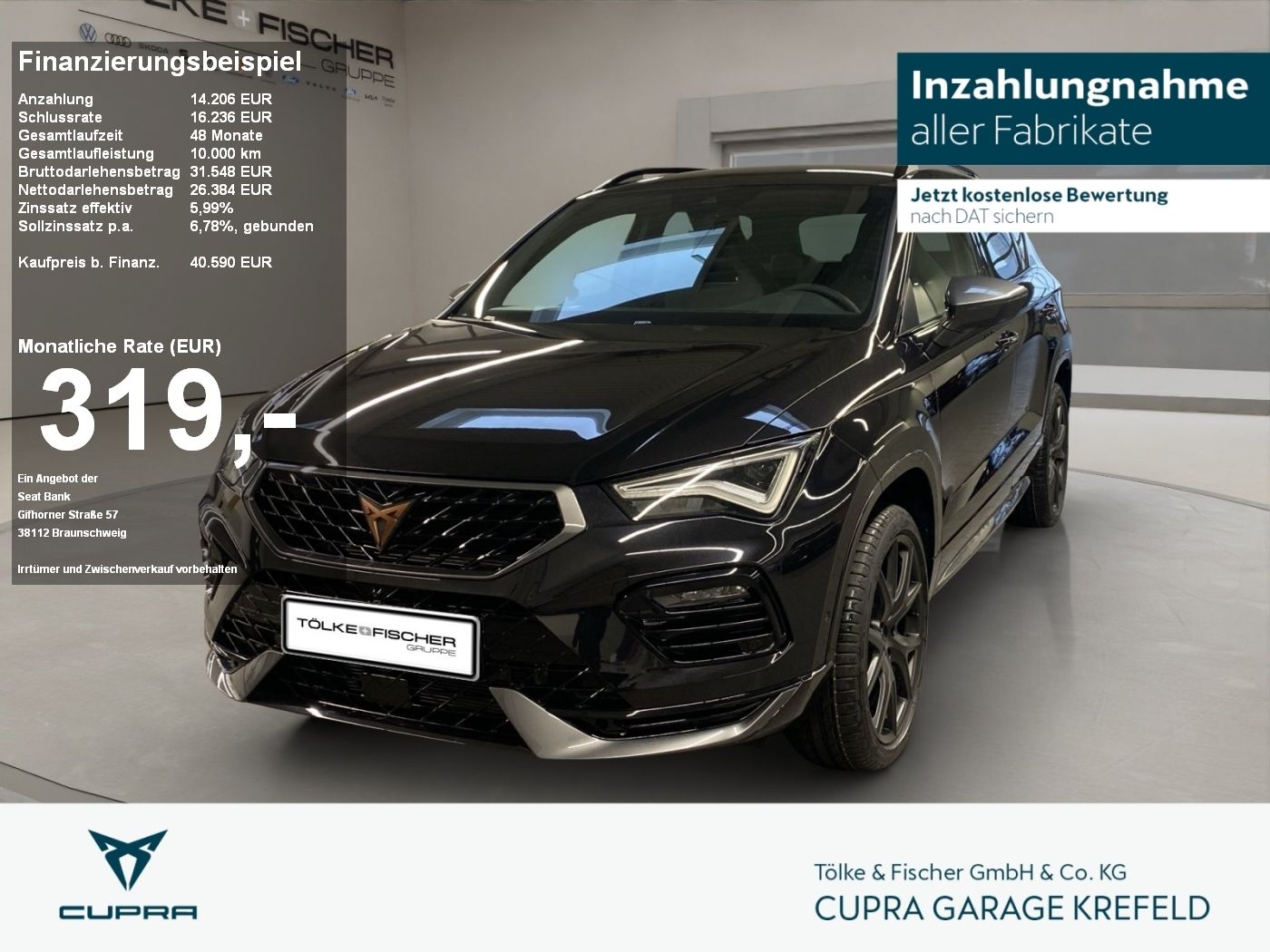 Cupra Ateca 1.5 TSI Tribe Edition ACC AUT Kam. Navi
