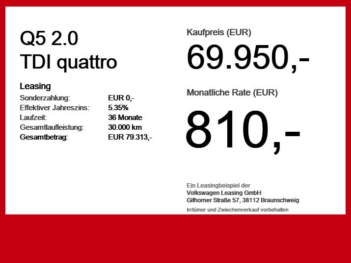 Audi Q5 2.0 TDI quattro AHK 360° ACC MATRIX HUD
