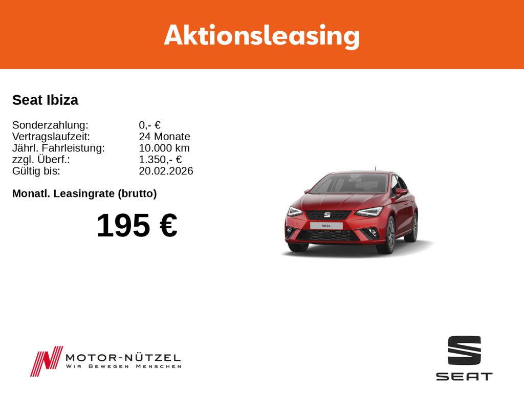 Ibiza 116PS DSG/ PDC/ RFK/ DAB/ SHZ