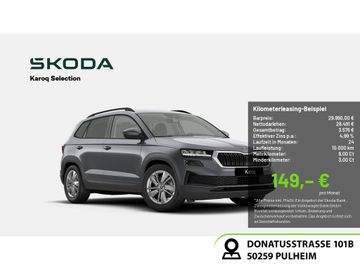 Skoda Leasingangebot: Skoda Karoq 1.0 TSI Selection PDC SHZ KAMERA LED NAVI