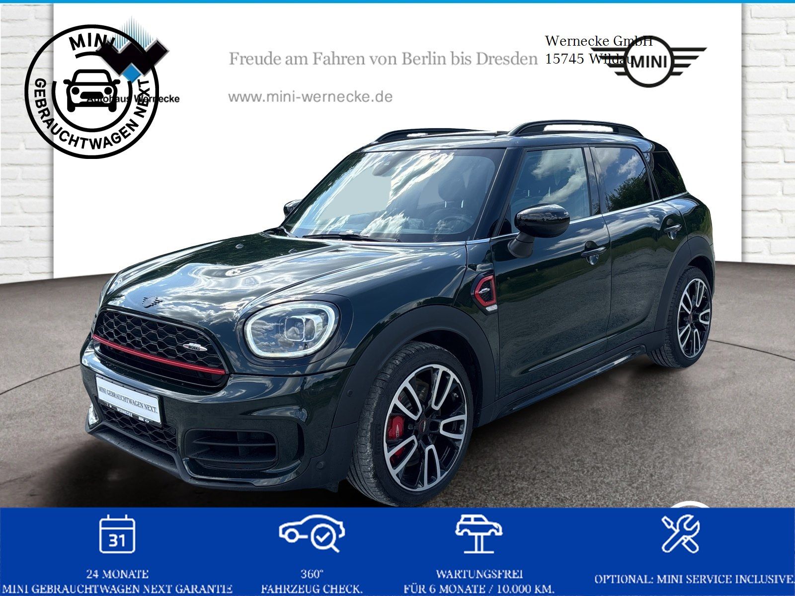 MINI John Cooper Works ALL4 Countryman Head-Up DAB