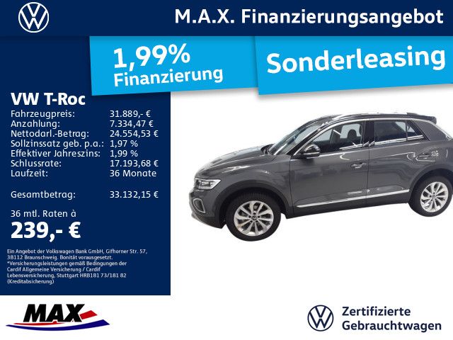 T-Roc 1.5 TSI DSG STYLE IQ.LIGHT+NAV+KAMERA+PANO