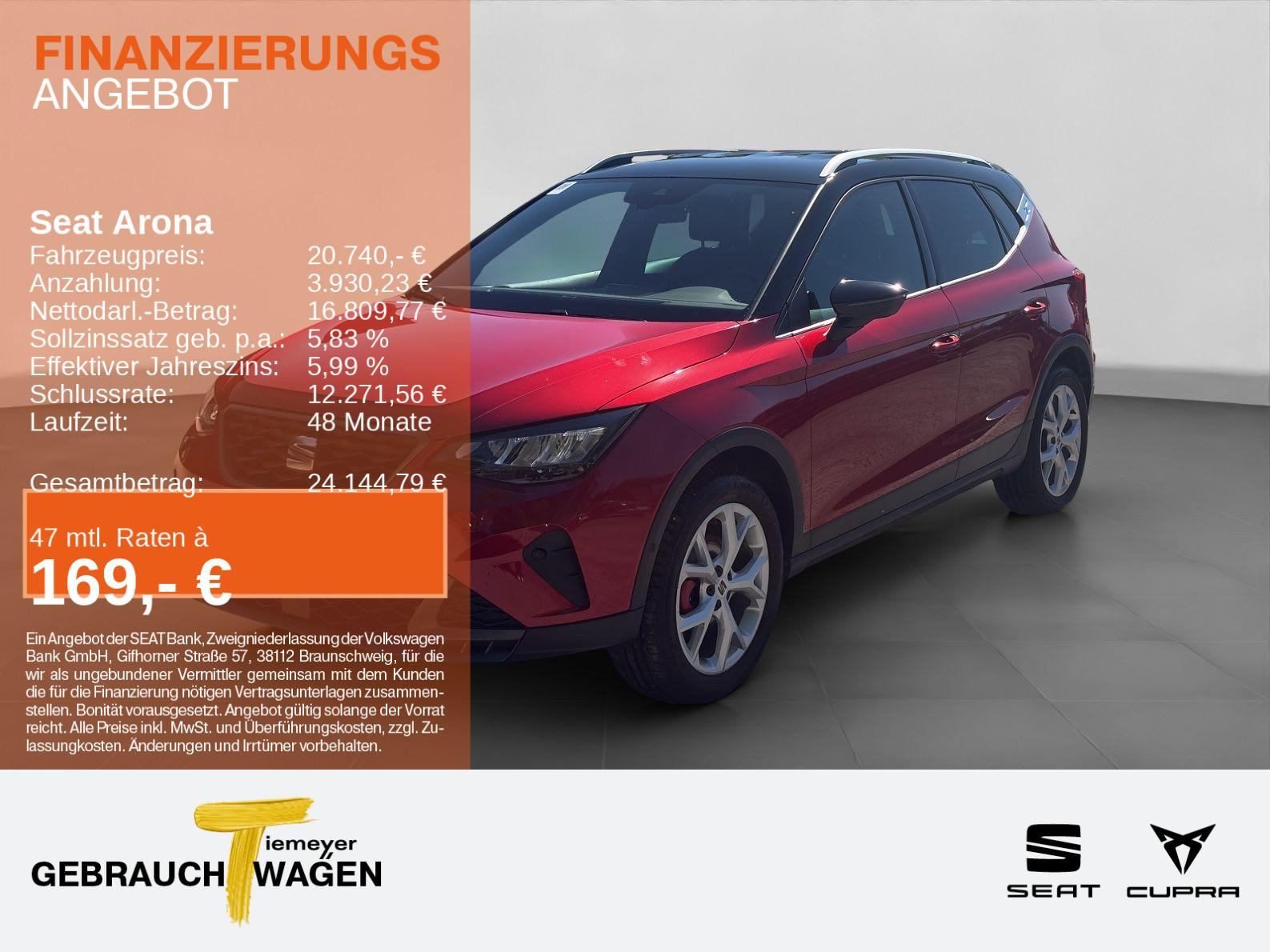 Seat Arona 1.0 TSI DSG FR FULL-LINK SITZHZG LM17