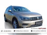 Volkswagen Tiguan Comfortline DSG RFK Pano Leder ACC VC LED - mit Benzin-Antrieb: Beige, Vollleder, Scheckheftgepflegt, Geländewagen