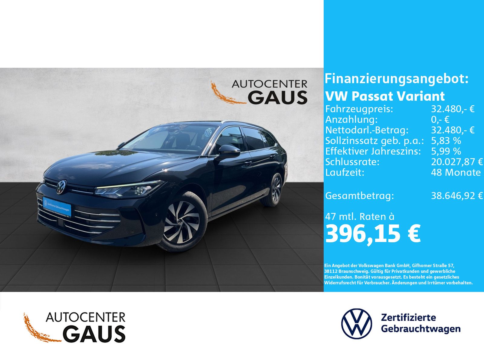 Passat Variant Business 2.0 TDI DSG AHK*Navi*ACC