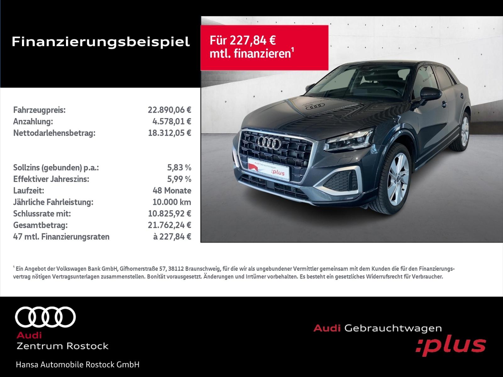 Audi Q2 30 TDI 6-Gang+Navi+Matrix+Ambiente+Kamera+Aps
