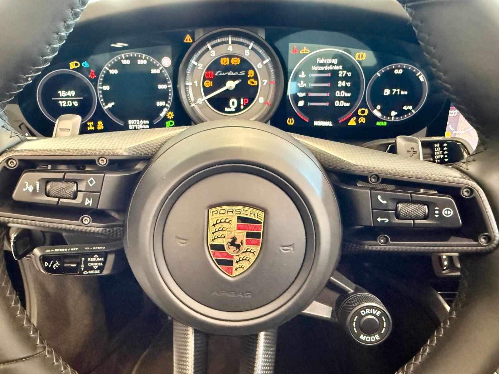 Fahrzeugabbildung Porsche 911 992 Turbo S Cabrio SportAbgas/Burmester/ACC