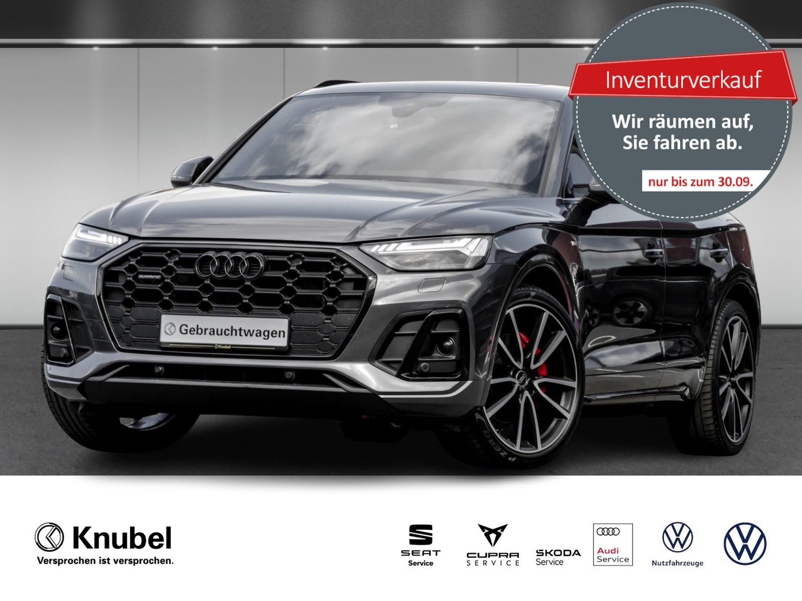 Audi Q5 S line 55 TFSI e Nav+ Matrix Pano Luft AHK Rk
