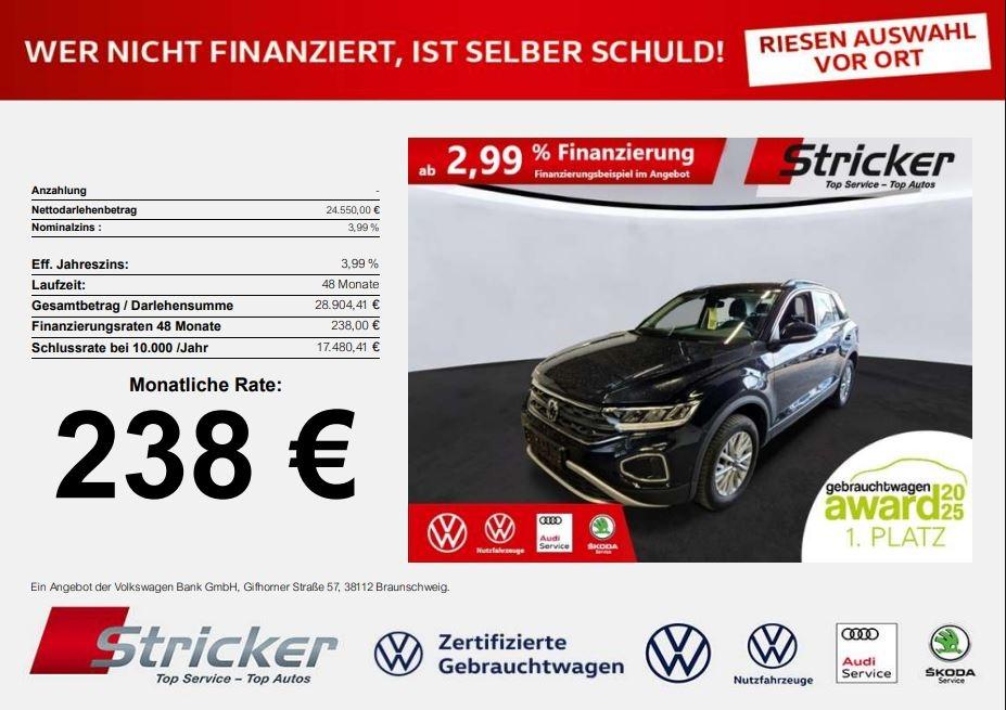 Volkswagen T-Roc Life 1.5 TSI DSG 238,- ohne Anzahlung Navi