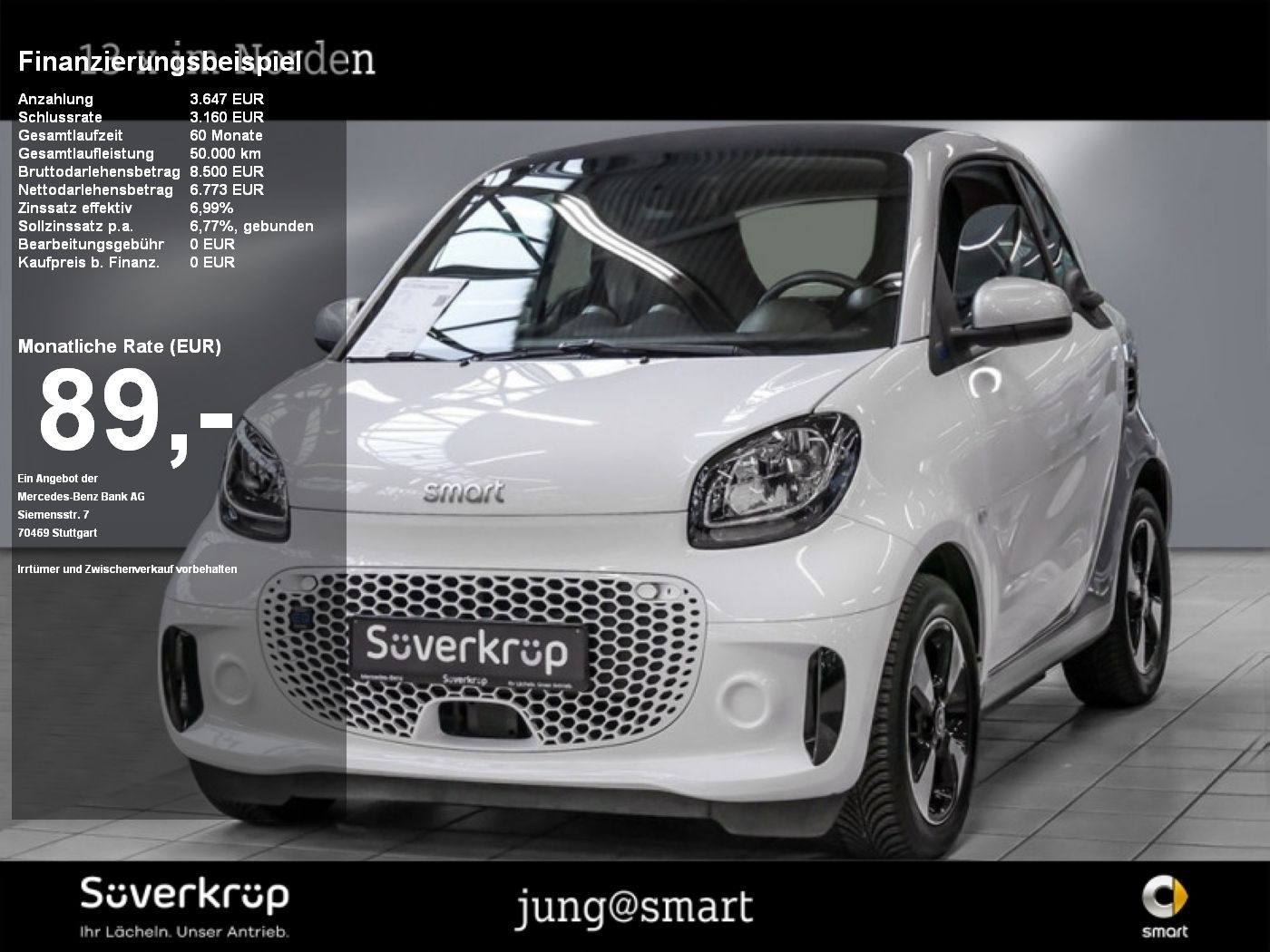 Smart EQ fortwo passion 22KW