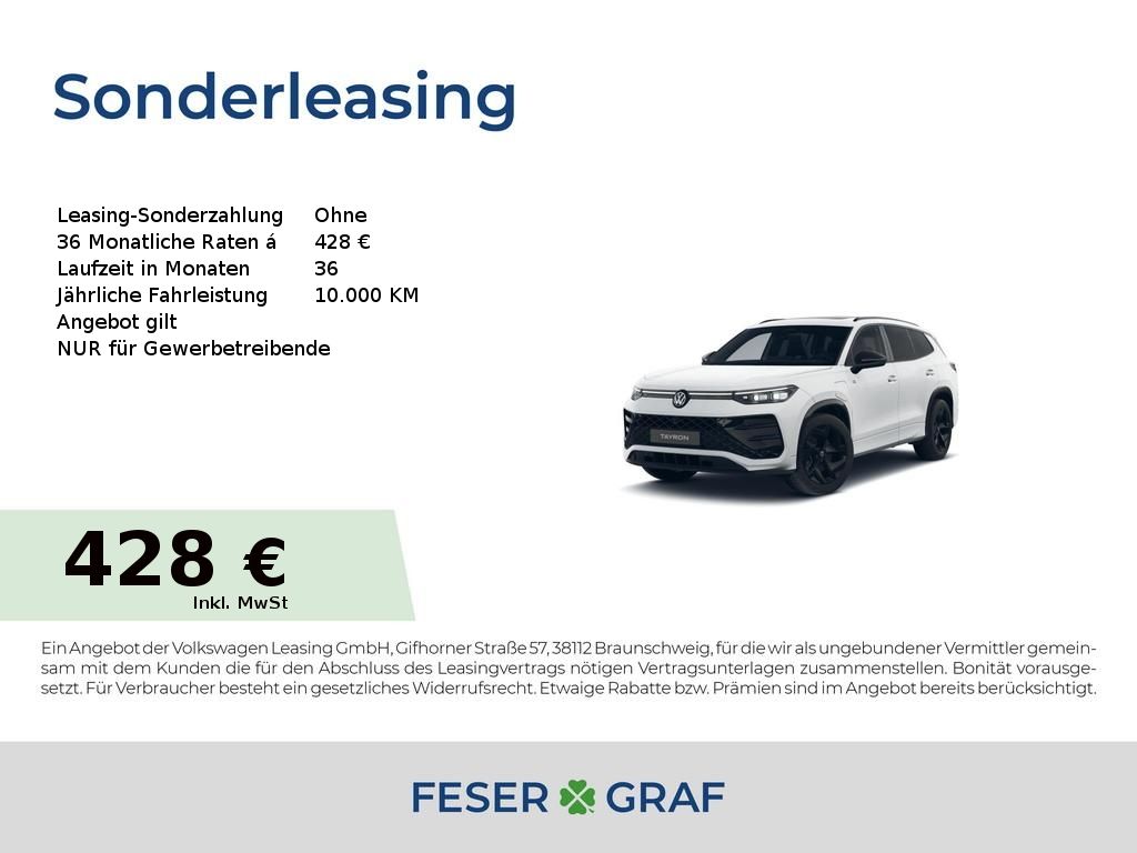 Volkswagen Tayron R-Line 1,5 l eHybrid 150 PS / 115 ELEK