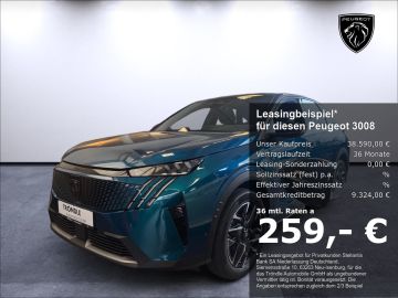 Peugeot Leasingangebot: Peugeot 3008 Hybrid 145 Navi LED ACC El. Heckklappe Klim