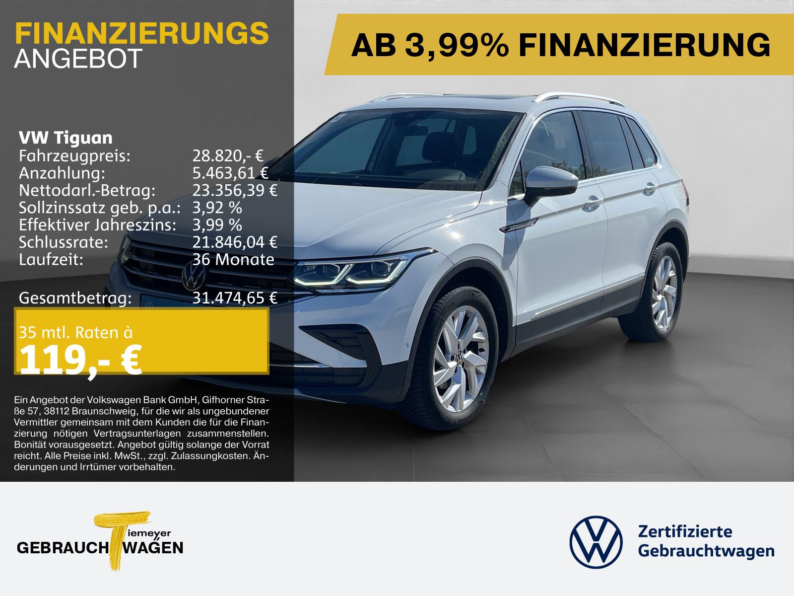 Volkswagen Tiguan 2.0 TDI DSG ELEGANCE NAVI PANO ACC MATRIX