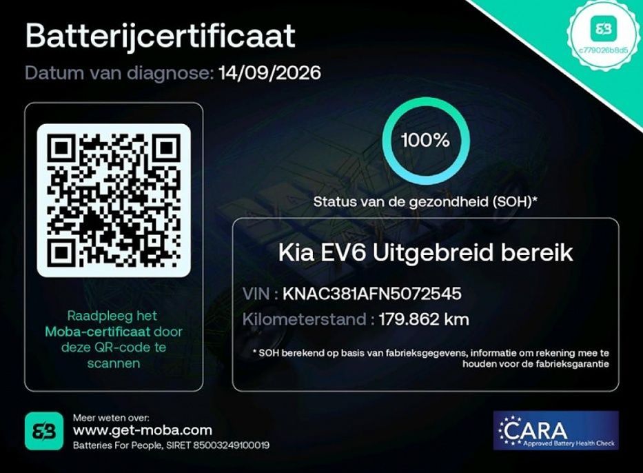 Kia EV6 Plus 77.4 kWh -SOH100%-LEER-TREKHAAK-CAM-ECC imagem 3