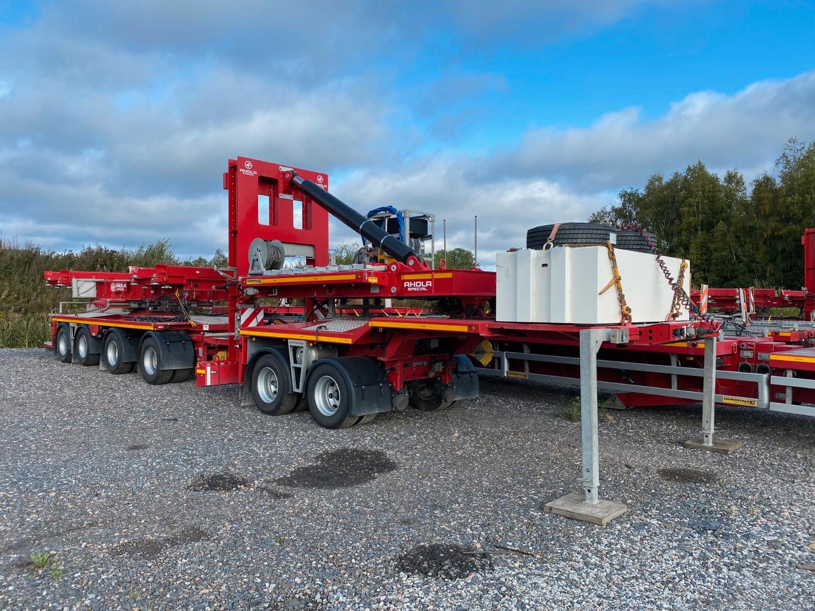 Faymonville blade adapter, 2+4axle