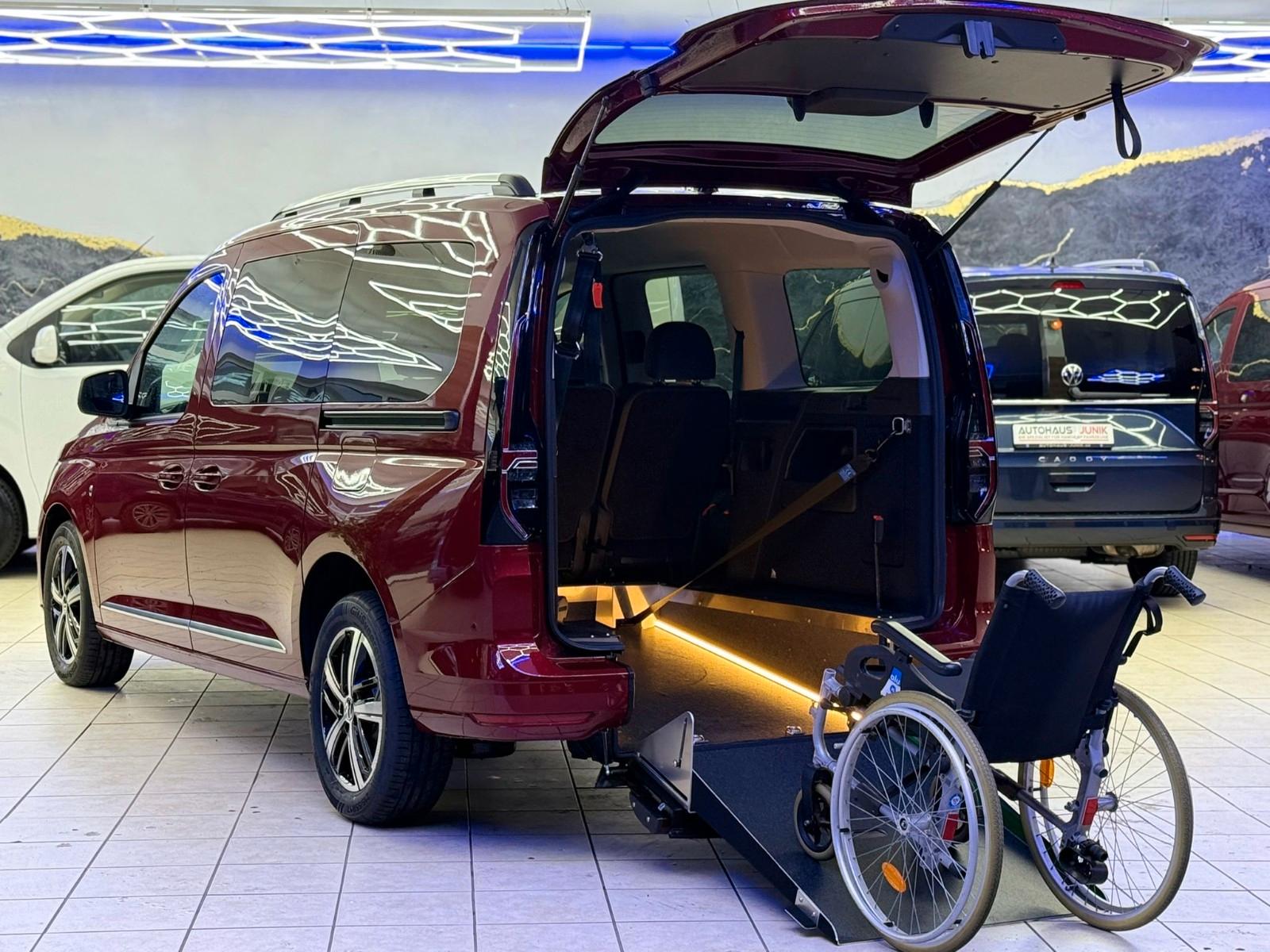 Volkswagen Caddy Style Maxi-DSG-Behindertengerecht-Rampe