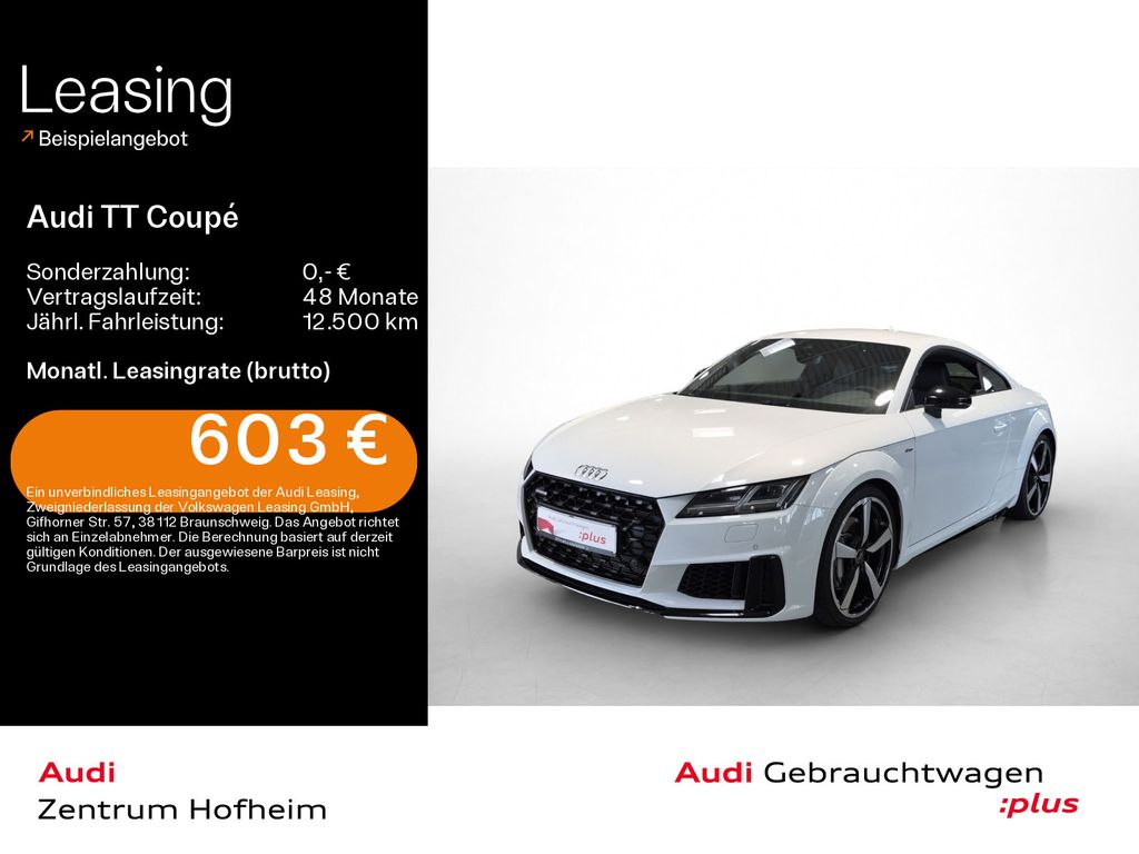 Audi TT Coupé 45 TFSI qu. S line*Navi*B&O*Matrix*20"*