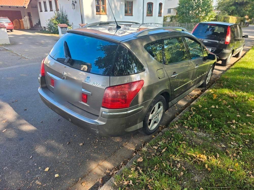 Peugeot 407 2005 — rear view