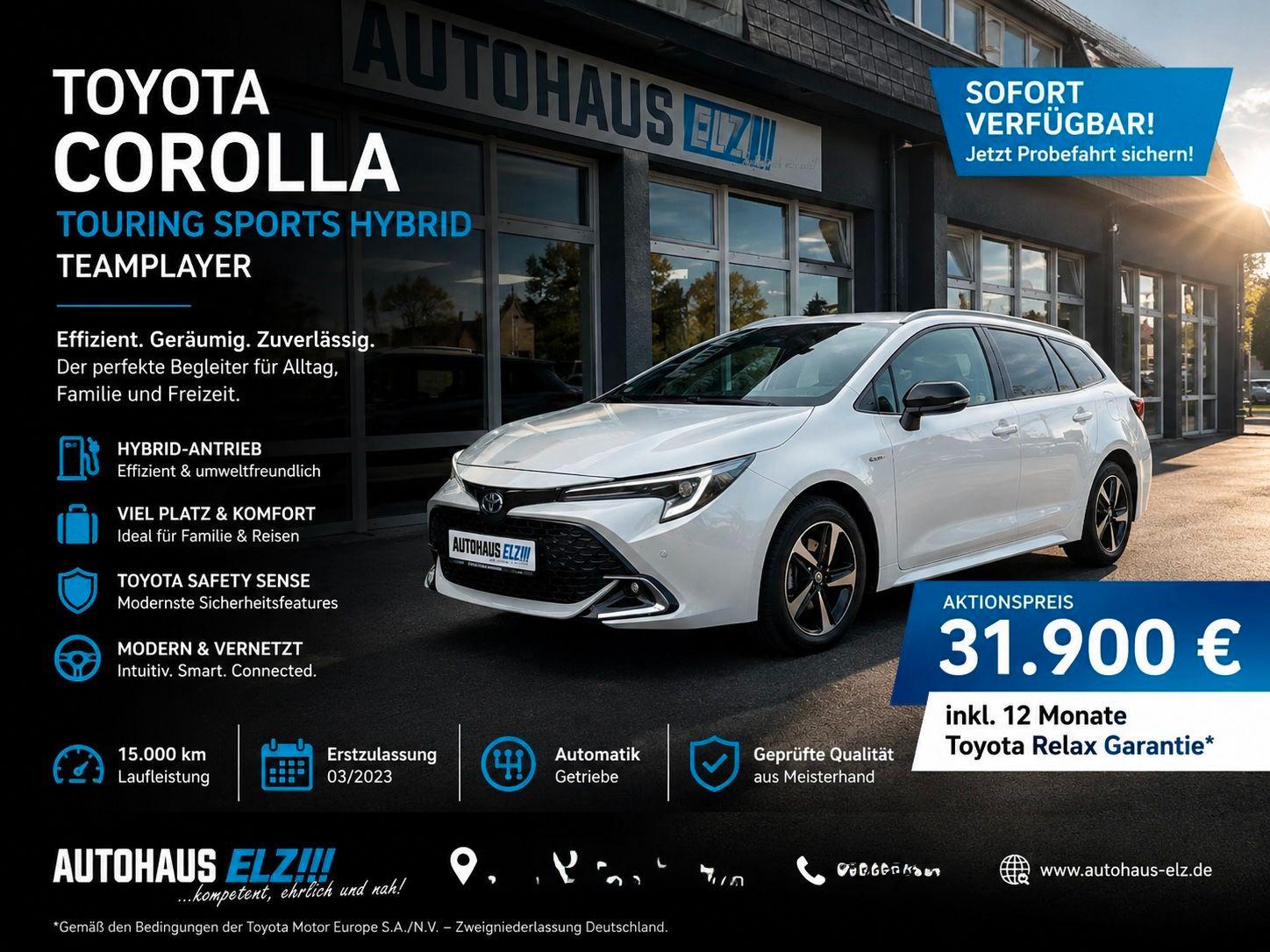 Toyota Corolla Touring Sports Hybrid Teamplayer