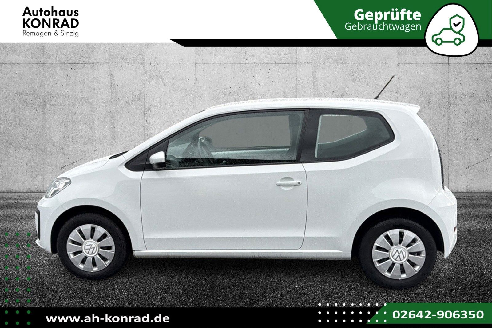 Fahrzeugabbildung Volkswagen up! move up! 1.0 MPI 48kW*REARCAM*PDC*GRA*