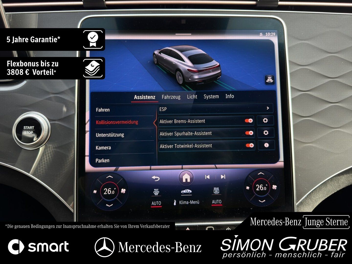 Fahrzeugabbildung Mercedes-Benz EQS 350 AMG Pano HUD DigiLight HaL Burmes 21Zoll