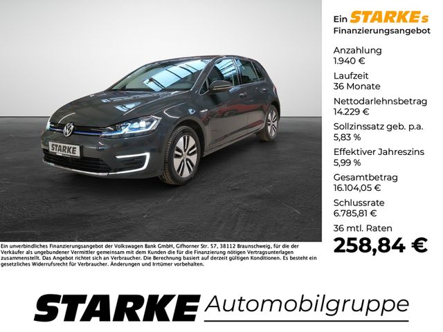 Volkswagen e-Golf  Navi LED PDC LM Klima