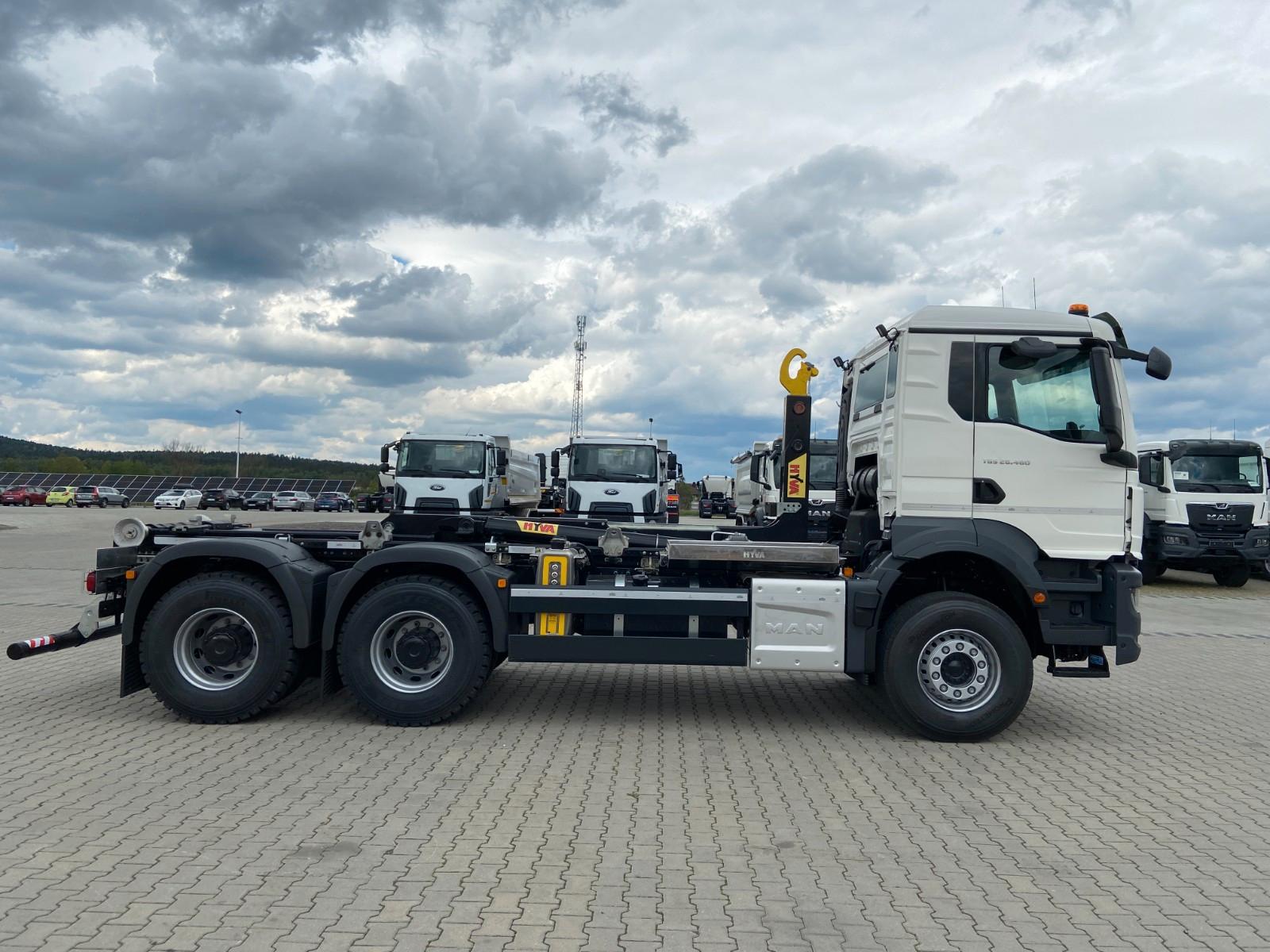 MAN TGS 26.480 6X4, ABROLLKIPPER HYVA 20-57SK 2026