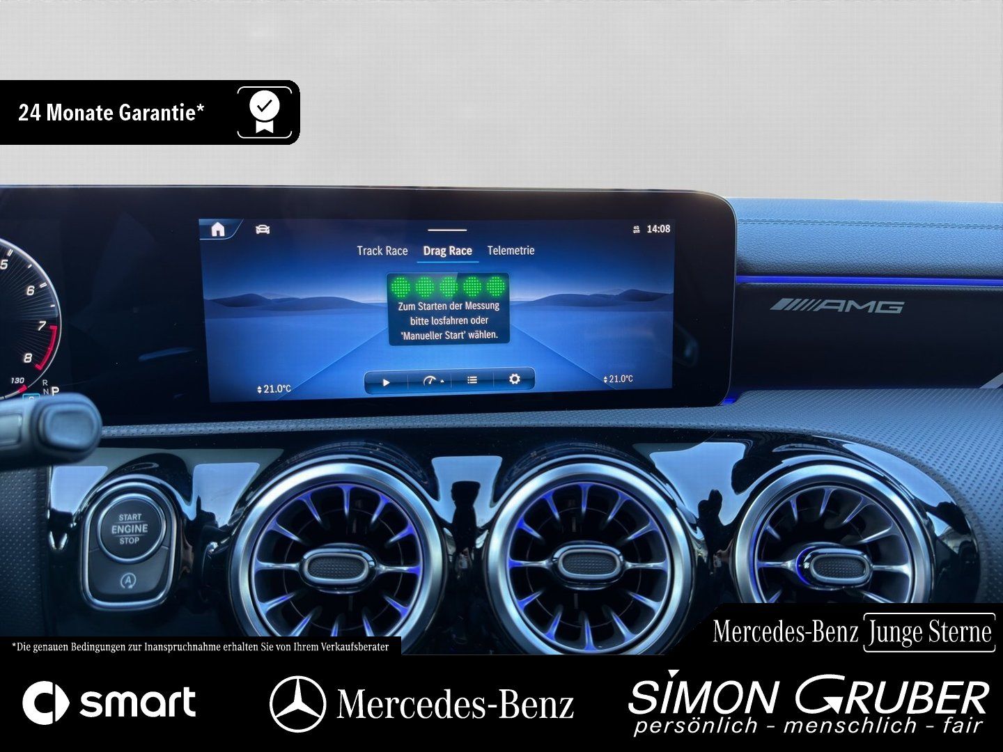 Fahrzeugabbildung Mercedes-Benz A 45 S AMG Perfo Sitz Driver`s Pano HUD Burm