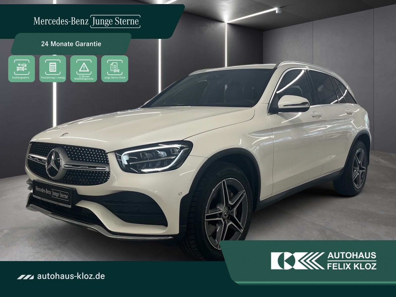 Fahrzeugabbildung Mercedes-Benz GLC 220 d 4M AMG*Distro*AHK*19"*Kamera*LED*CarPl
