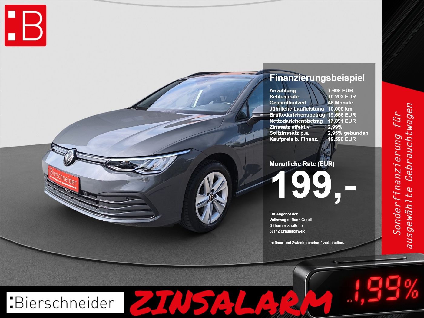 Volkswagen Golf VIII Variant 2.0 TDI Life AHK LM SITZH PDC