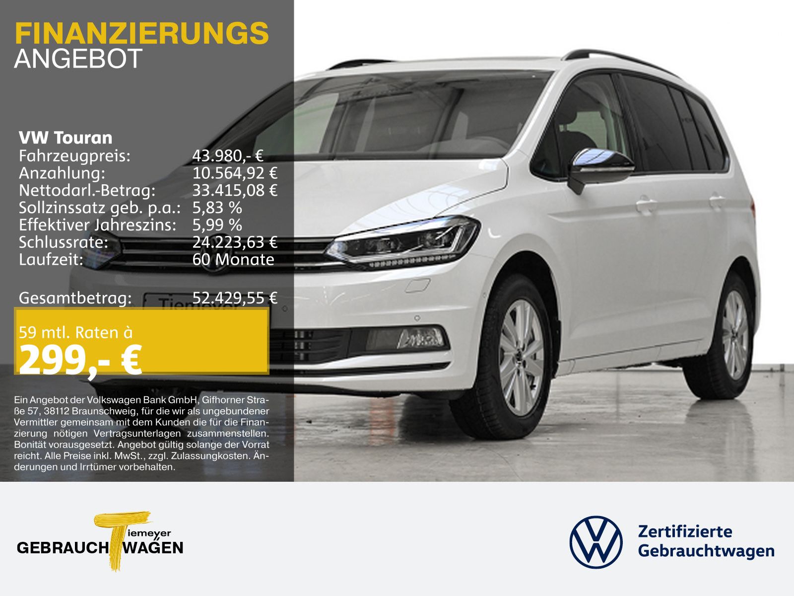 Volkswagen Touran 2.0l TDI DSG HIGHLINE REAR VIEW NAVI KEYL foto 1