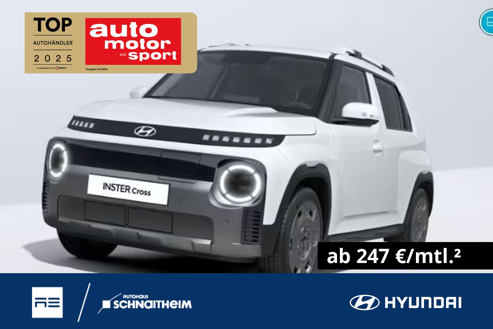 Hyundai INSTER EV Cross 49 kWh 115 PS 2WD Ass-P, Efz-P