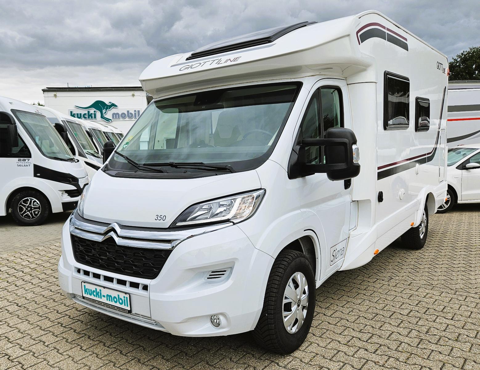 GiottiLine Siena 350 Dachklima AHK RFK 22" TV SAT Heckbad