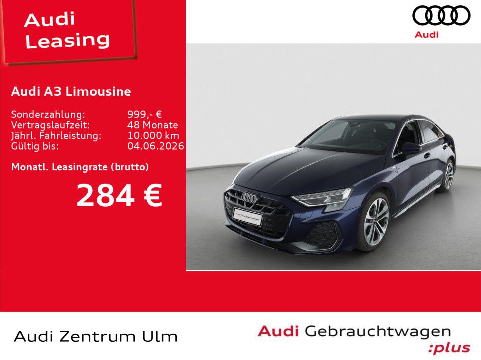 Audi A3 Limousine S-Line 30 TFSI AHK LED NAVI+