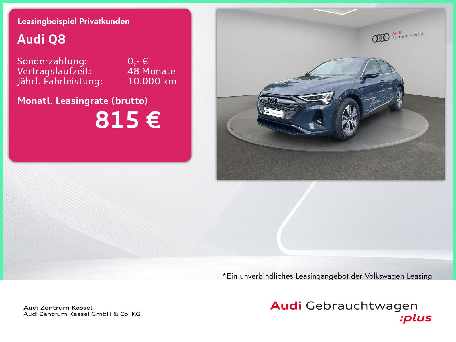 Audi Audi Q8 SB 50 e-tron qu. Matrix Pano Leder 360°