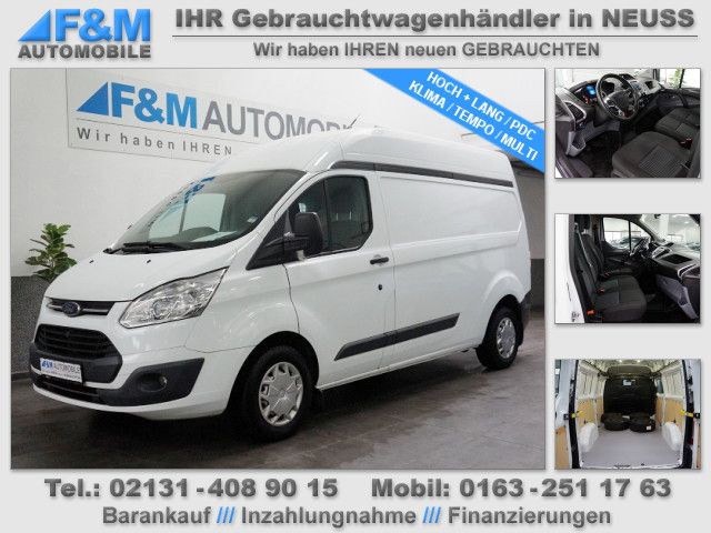 Ford Transit Custom Hoch + Lang Klima PDC Multi Tempo